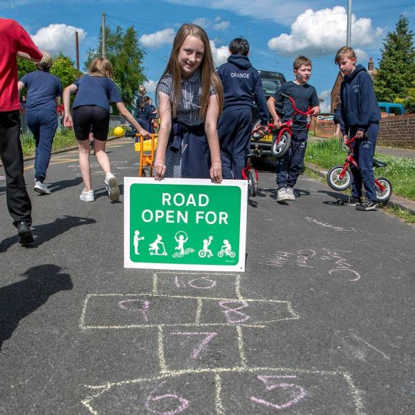 Kids road sign.