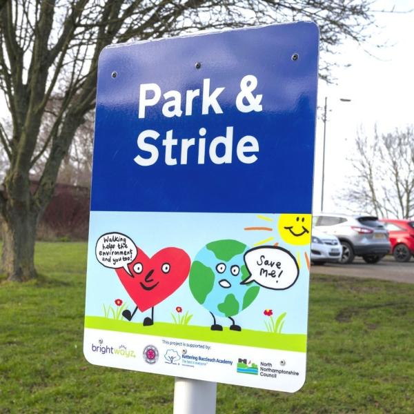 Park and Stride sign.